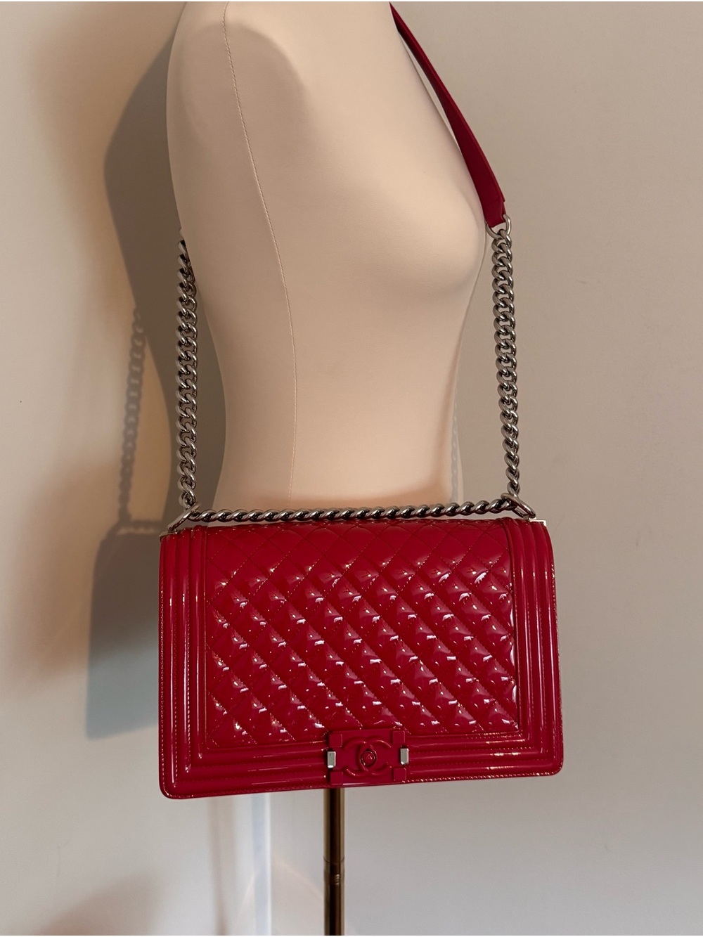 Chanel Medium Plexiglass Boy Bag